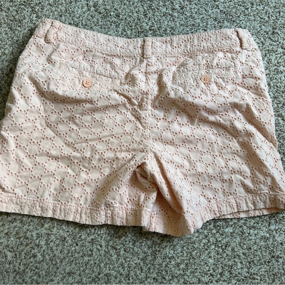 🦋 LOFT Pink Peach 6 Inch Shorts Summer Spring Casual 10 Pastel - Picture 4 of 7